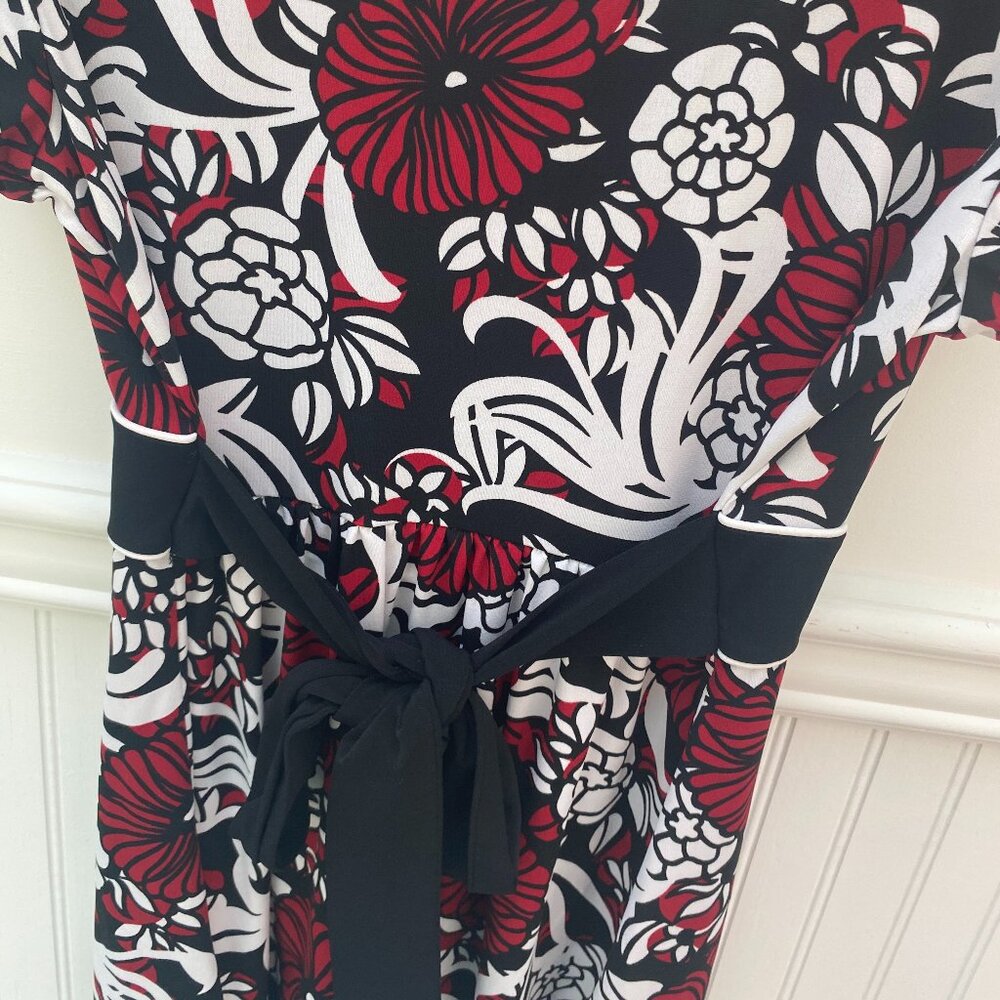 Speechless Floral top size Medium Floral Blouse tie back top vintage - Picture 8 of 8